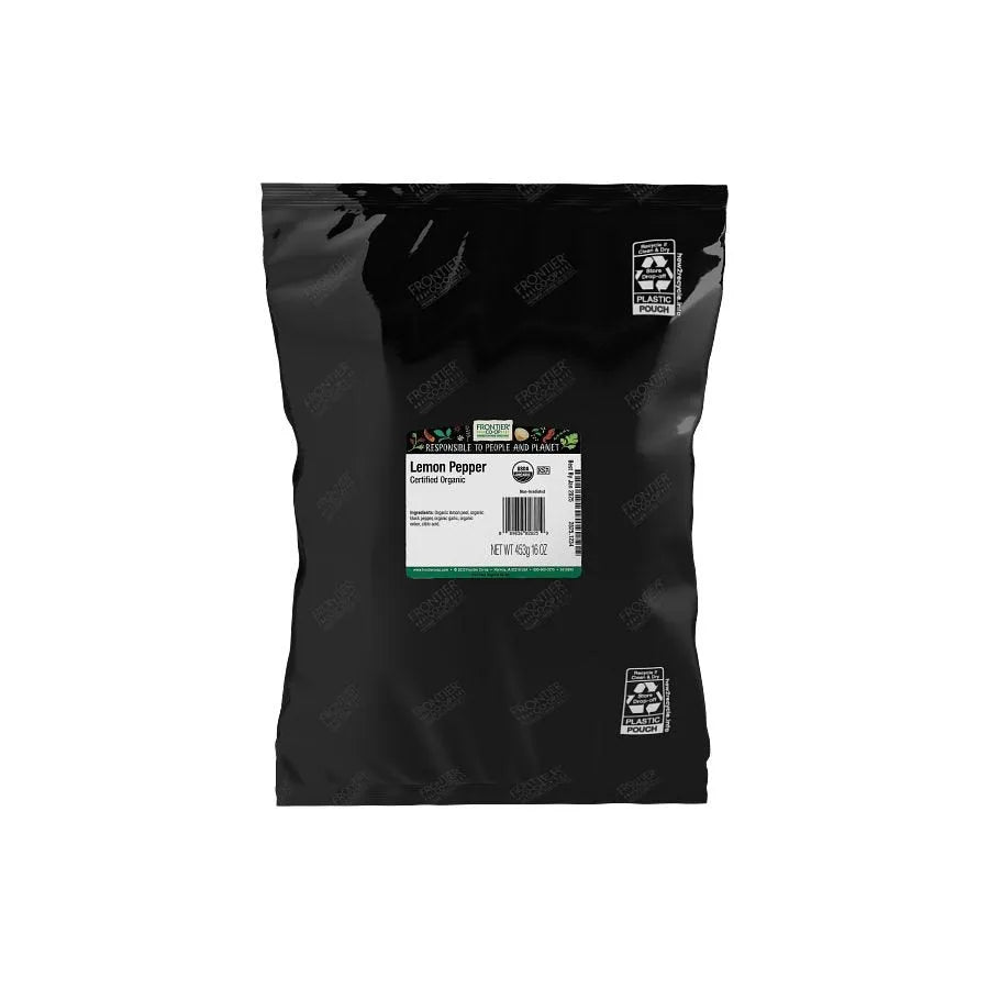 Frontier Co-op Lemon Pepper, Organic 1 lb.