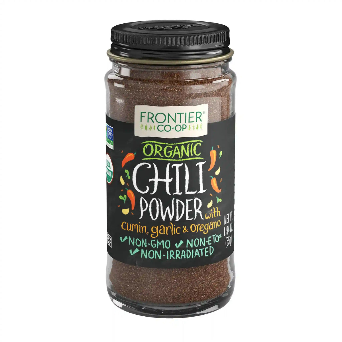 Frontier Co-op Chili Powder, Organic 1.94 oz.