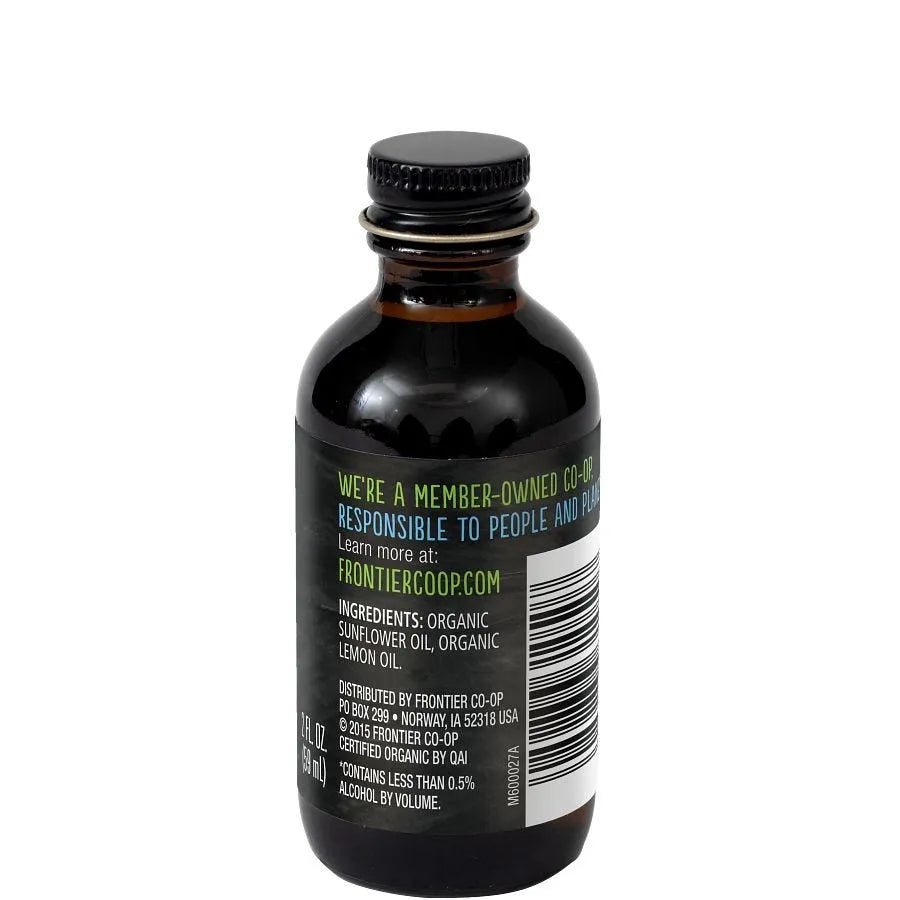 Frontier Co-op Organic Lemon Flavor 2 fl. oz.
