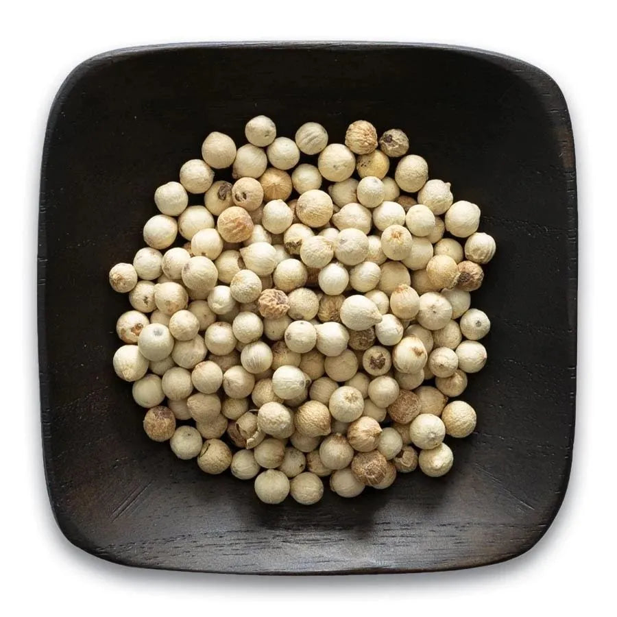 Frontier Co-op White Peppercorns, Organic, Fairtrade Certified 1 lb.