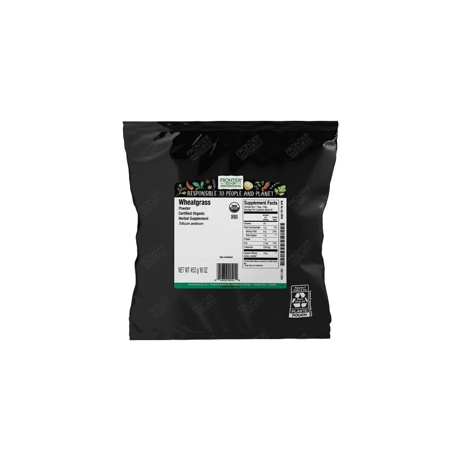 Frontier Co-op Wheatgrass Powder, Organic 1 lb.