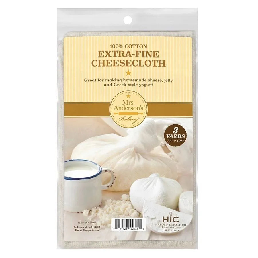 Mrs. Anderson 100% Cotton Extra Fine Cheesecloth 3 yards