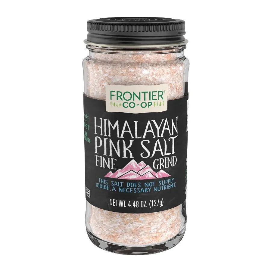 Frontier Co-op Pink Himalayan Salt, Fine Grind 4.48 oz.
