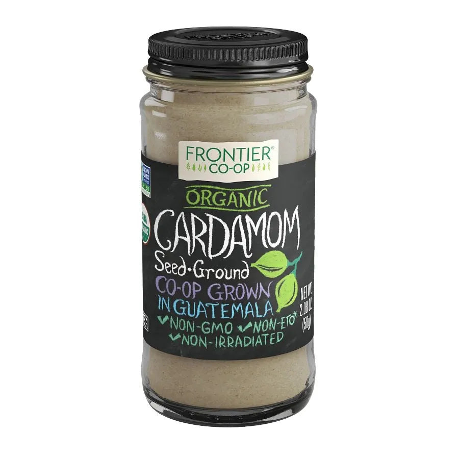 Frontier Co-op Cardamom Seed Powder, Decorticated, Organic 2.08 oz.