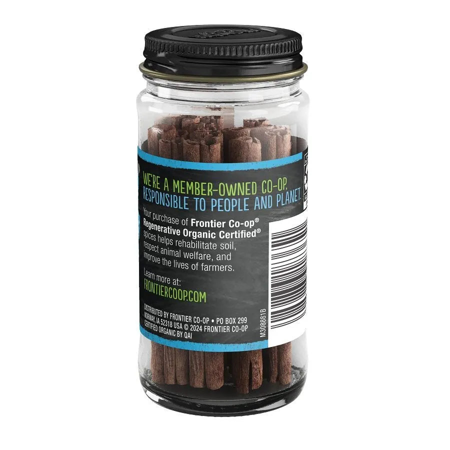 Frontier Co-op Ceylon Cinnamon Sticks, Regenerative Organic Certified® 0.60 oz.