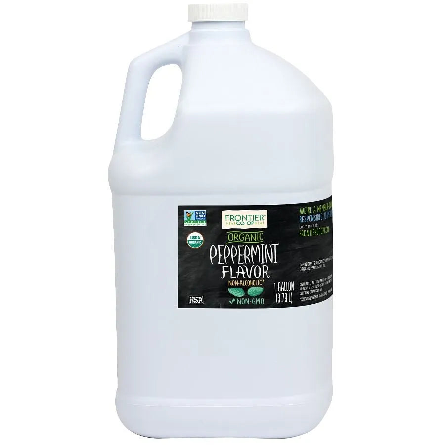 Frontier Co-op Peppermint Flavor, Organic 1 gallon