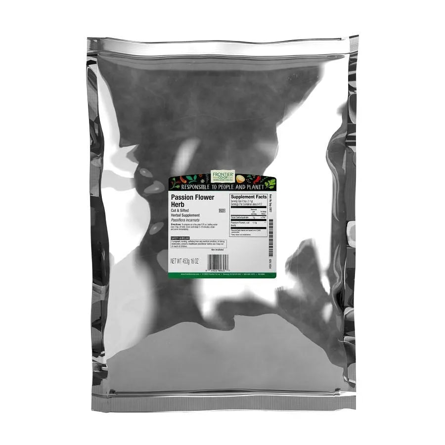 Frontier Co-op Passion Flower Herb, Cut & Sifted 1 lb.