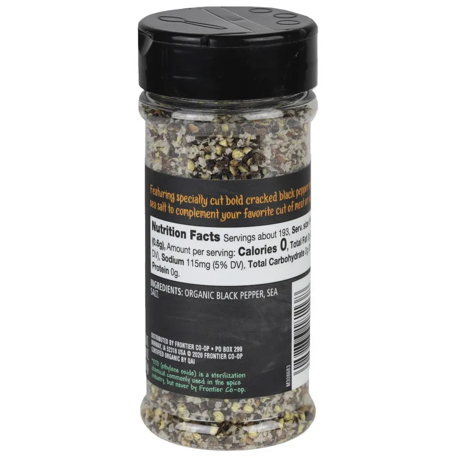 Frontier Co-op Prime Cuts Salt & Pepper, Organic 4.09 oz.
