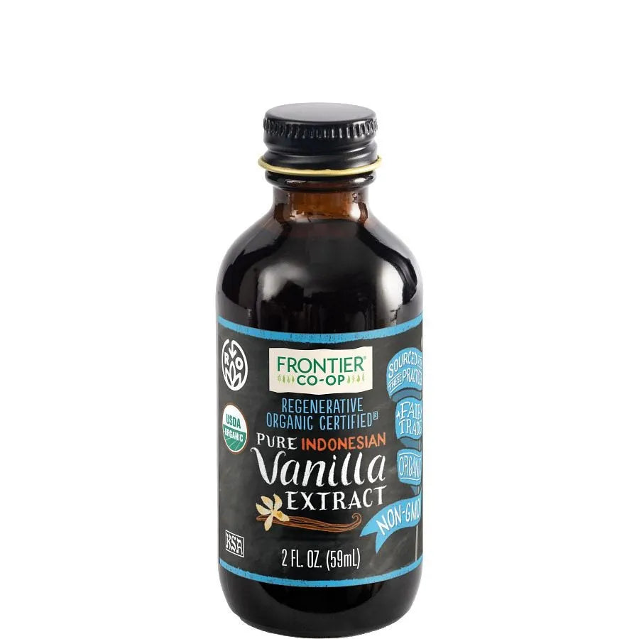 Frontier Co-op Pure Indonesian Vanilla Extract, Regenerative Organic Certified® 2 fl. oz.