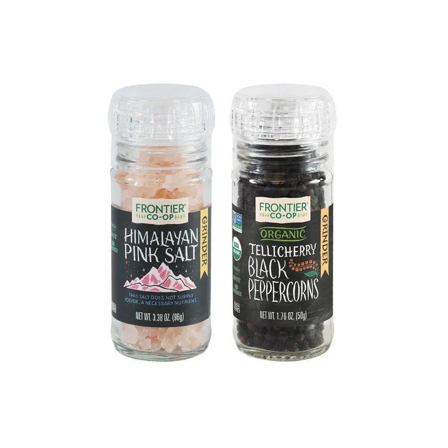 Frontier Co-op Salt & Pepper Grinder Set