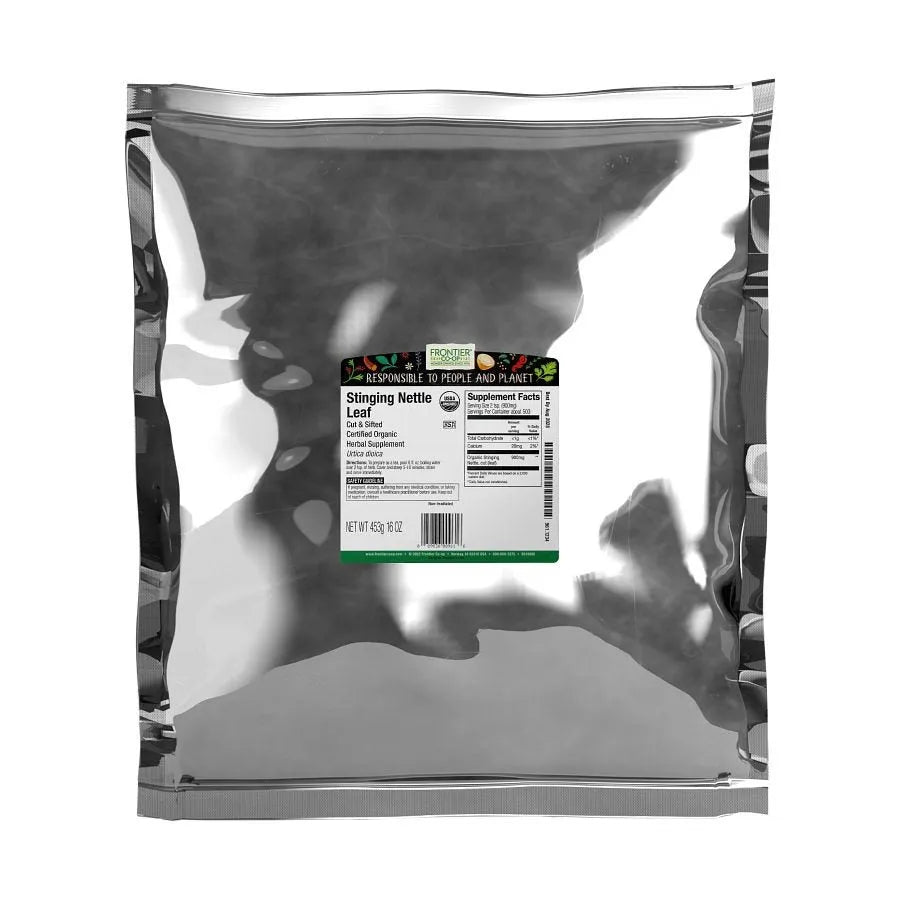 Frontier Co-op Stinging Nettle Leaf, Cut & Sifted, Organic 1 lb.