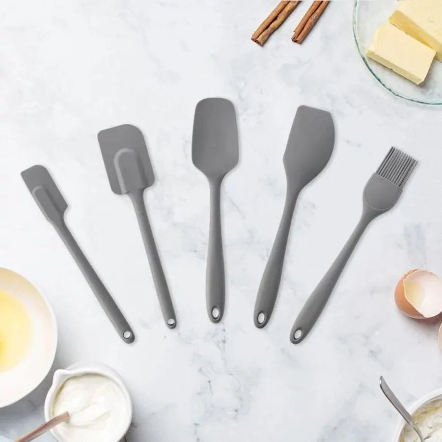 Mrs. Anderson Grey Silicone Spatula 10"