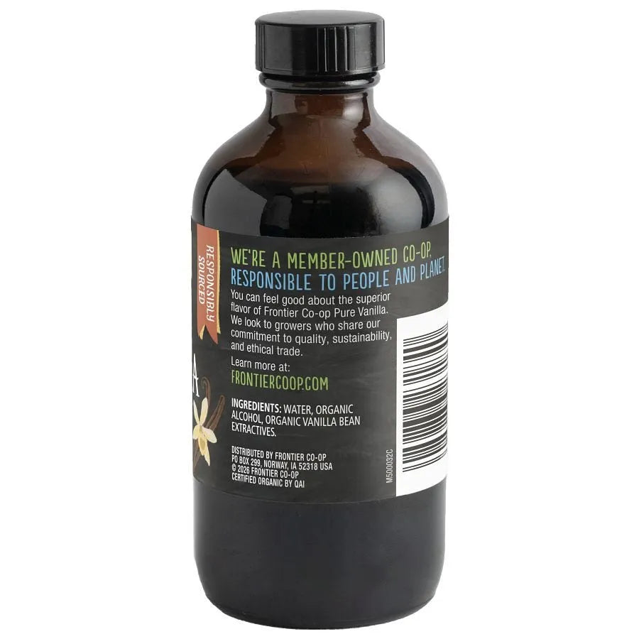 Frontier Co-op Pure Vanilla Extract, Organic 8 fl. oz.