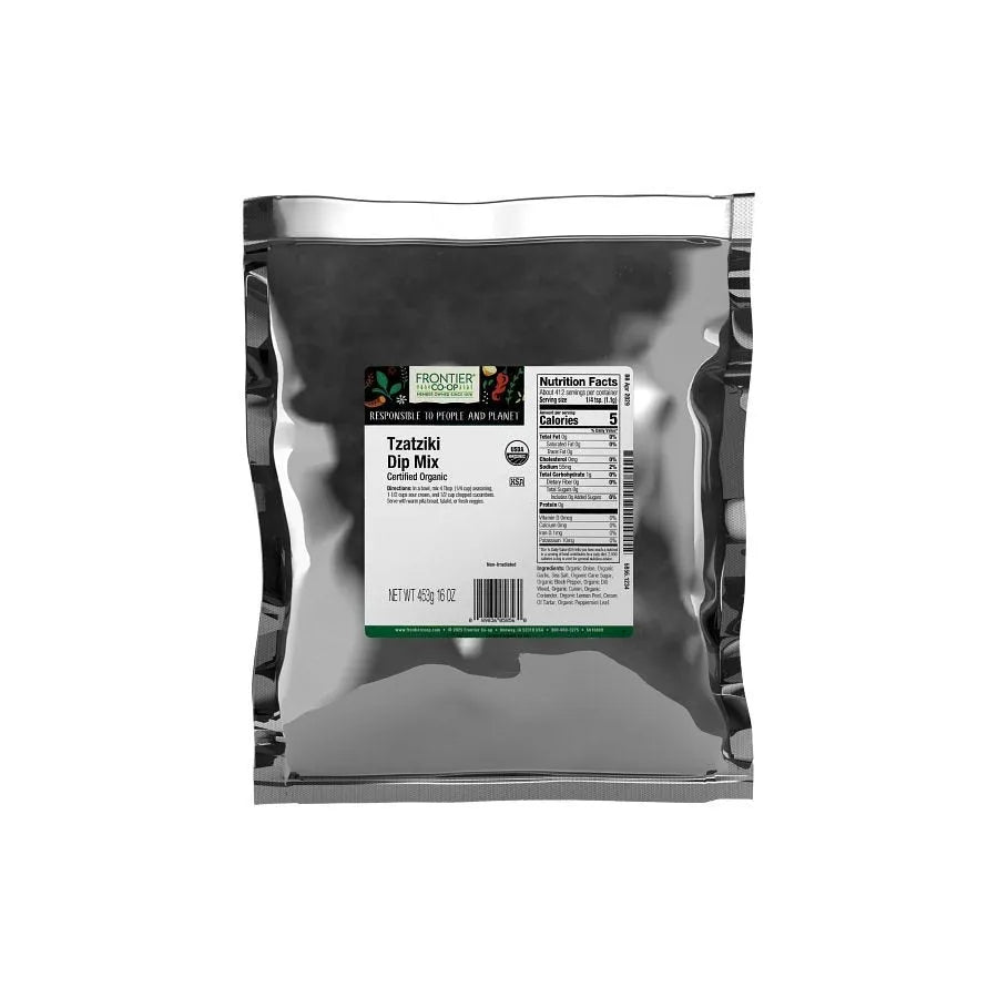 Frontier Co-op Tzatziki Dip Mix, Organic 1 lb.