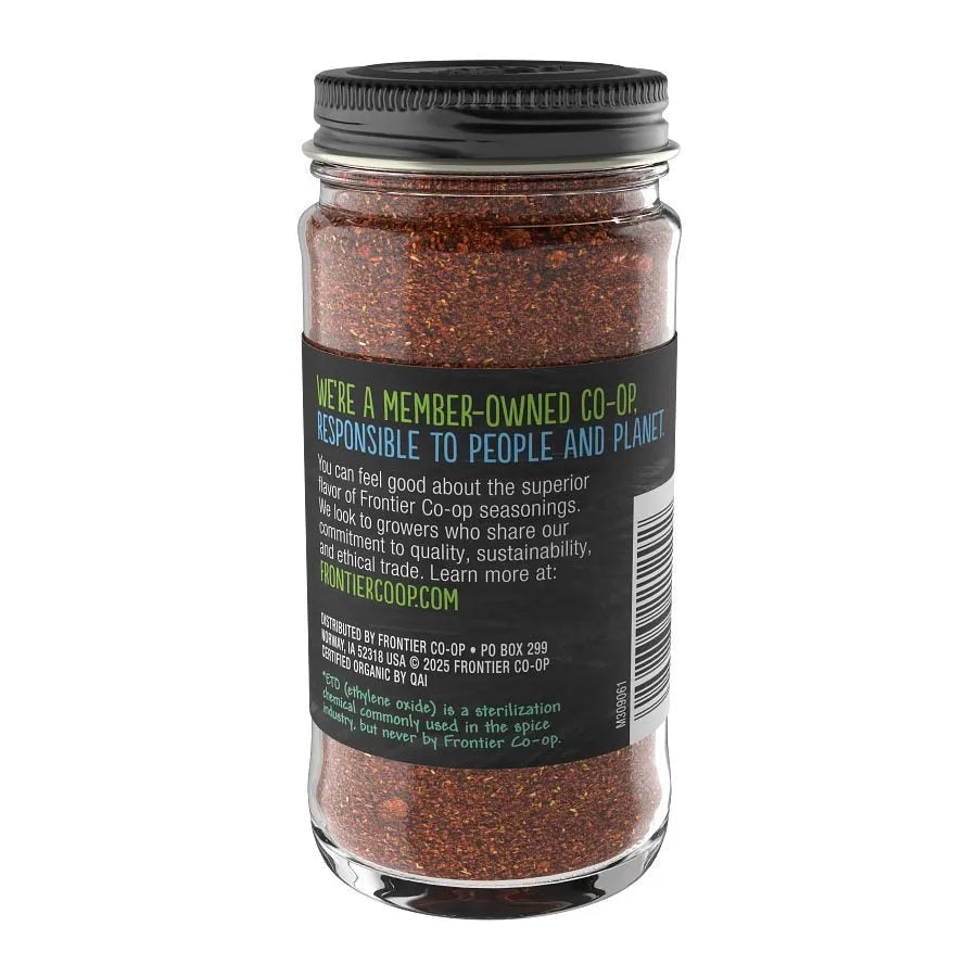 Frontier Co-op Guajillo Peppers, Ground, Organic 2.08 oz.