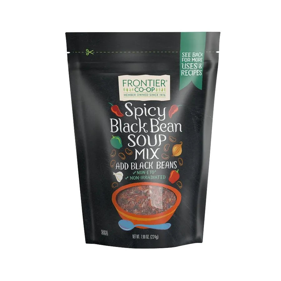 Frontier Co-op Spicy Black Bean Soup Mix 7.90 oz.