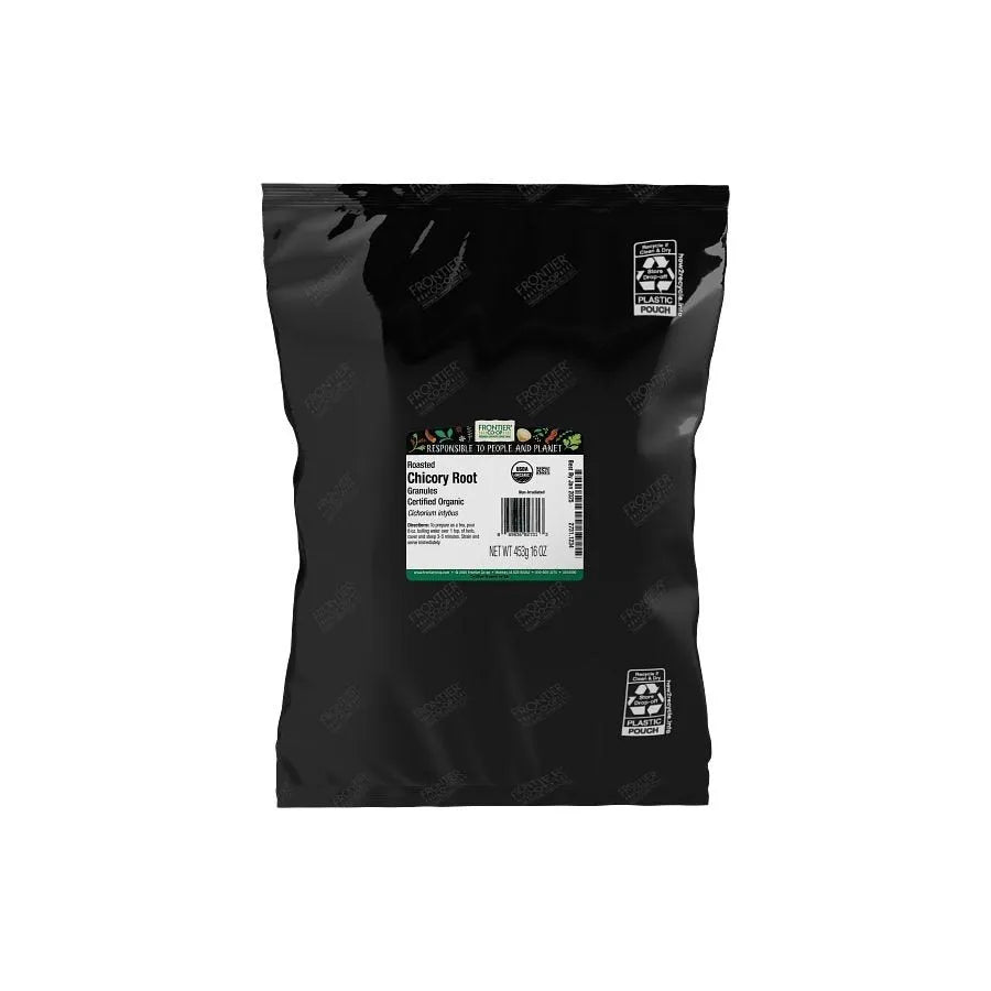Frontier Co-op Roasted Chicory Root Granules, Organic 1 lb.