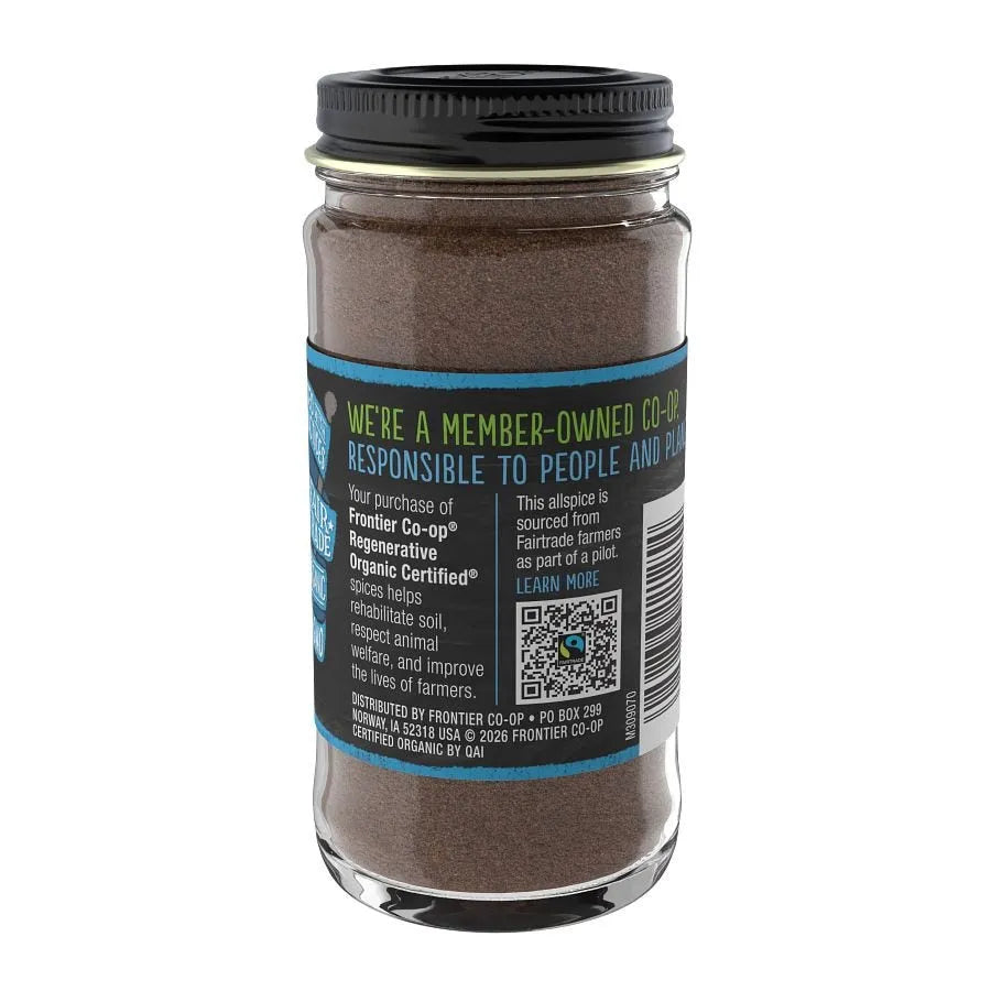 Frontier Co-op Allspice, Ground, Regenerative Organic Certified® 1.87 oz.