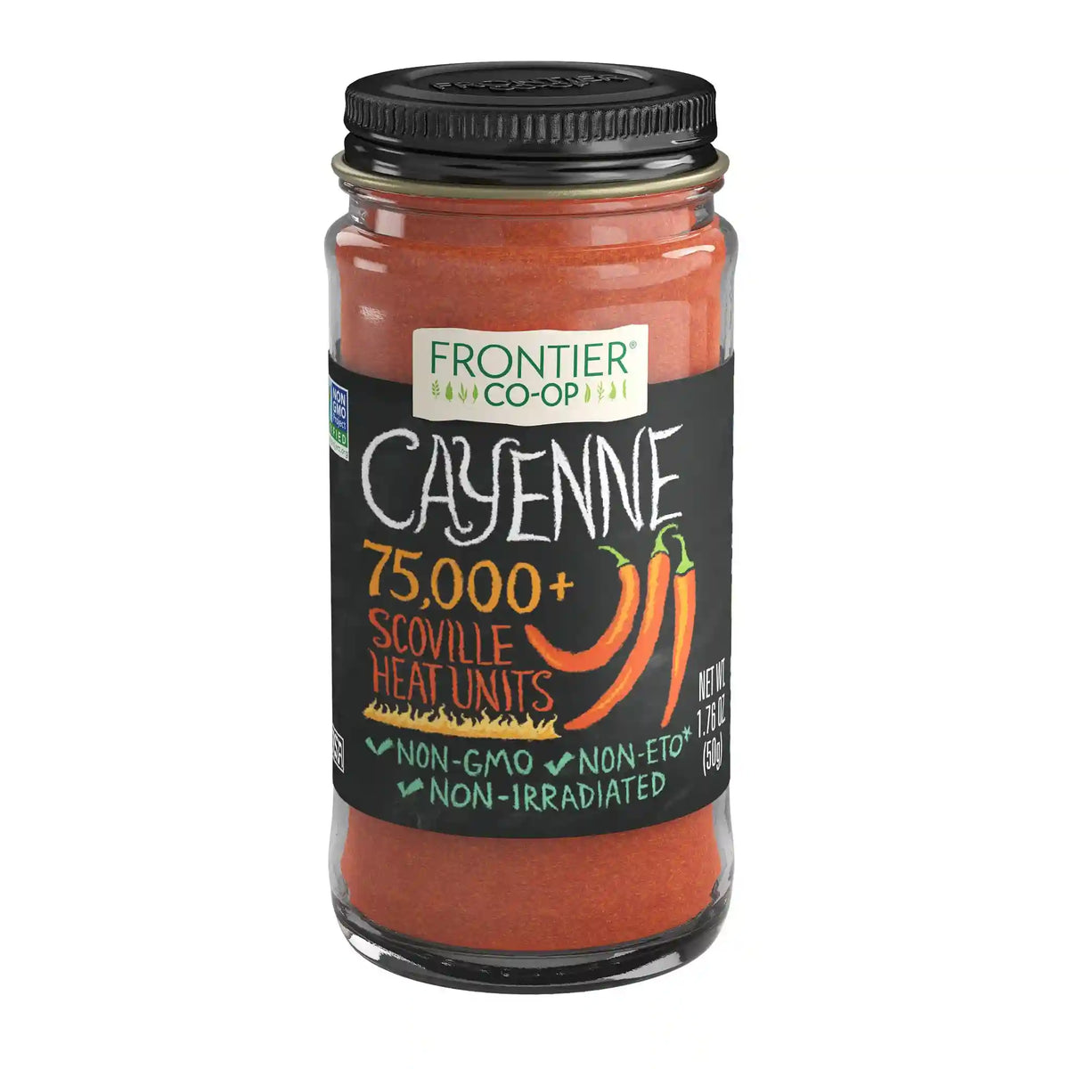 Frontier Co-op Cayenne, Ground (75,000+ HU) 1.76 oz.