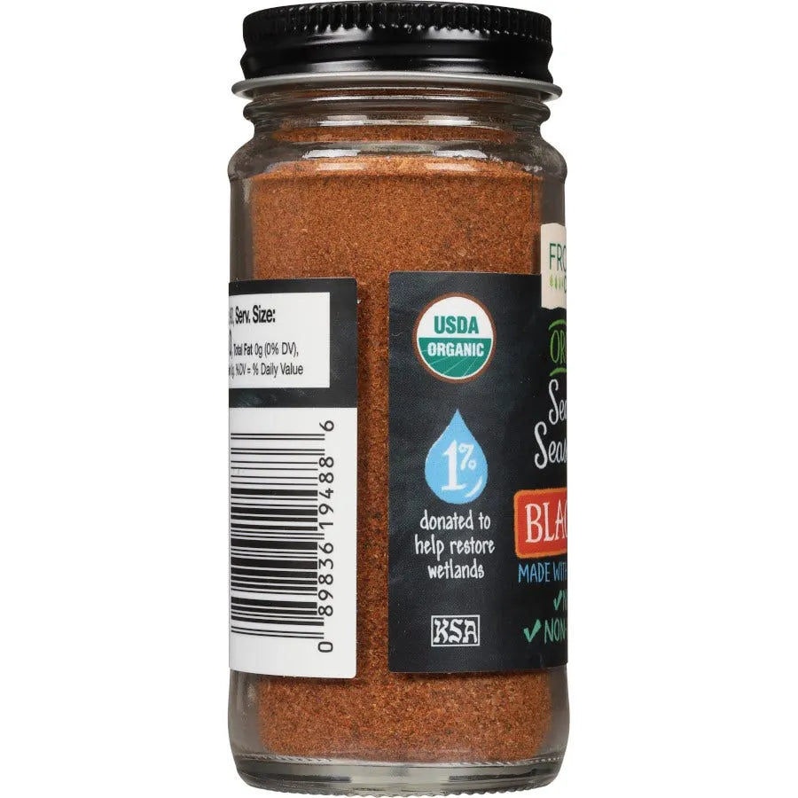 Frontier Co-op Seafood Seasoning, Blackened, Organic 2.50 oz.