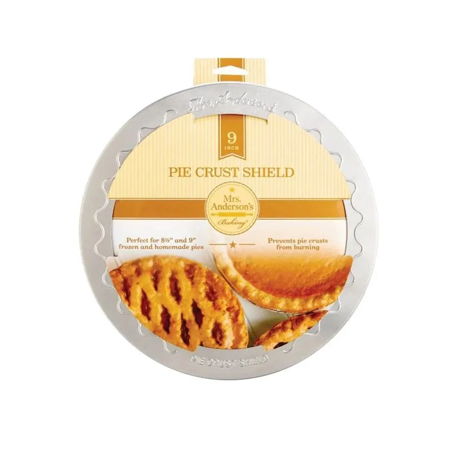 Mrs. Anderson Aluminum Pie Crust Shield 9"