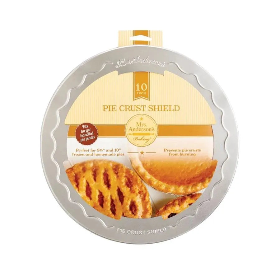 Mrs. Anderson Aluminum Pie Crust Shield 10"