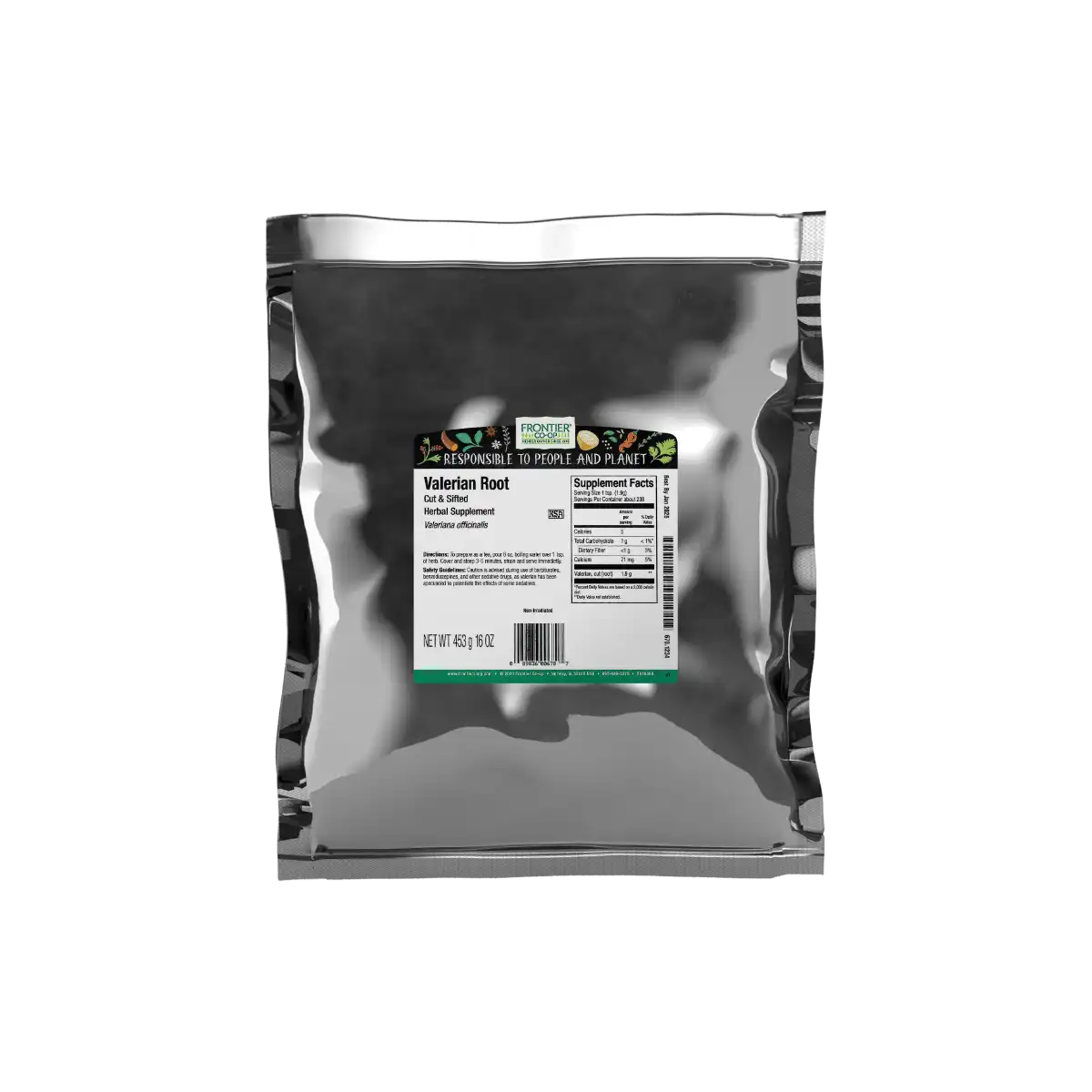 Frontier Co-op Valerian Root, Cut & Sifted 1 lb.