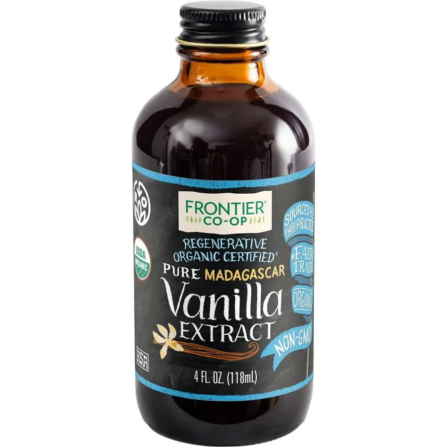Frontier Co-op Madagascar Vanilla Extract, Regenerative Organic Certified® 4 fl. oz.