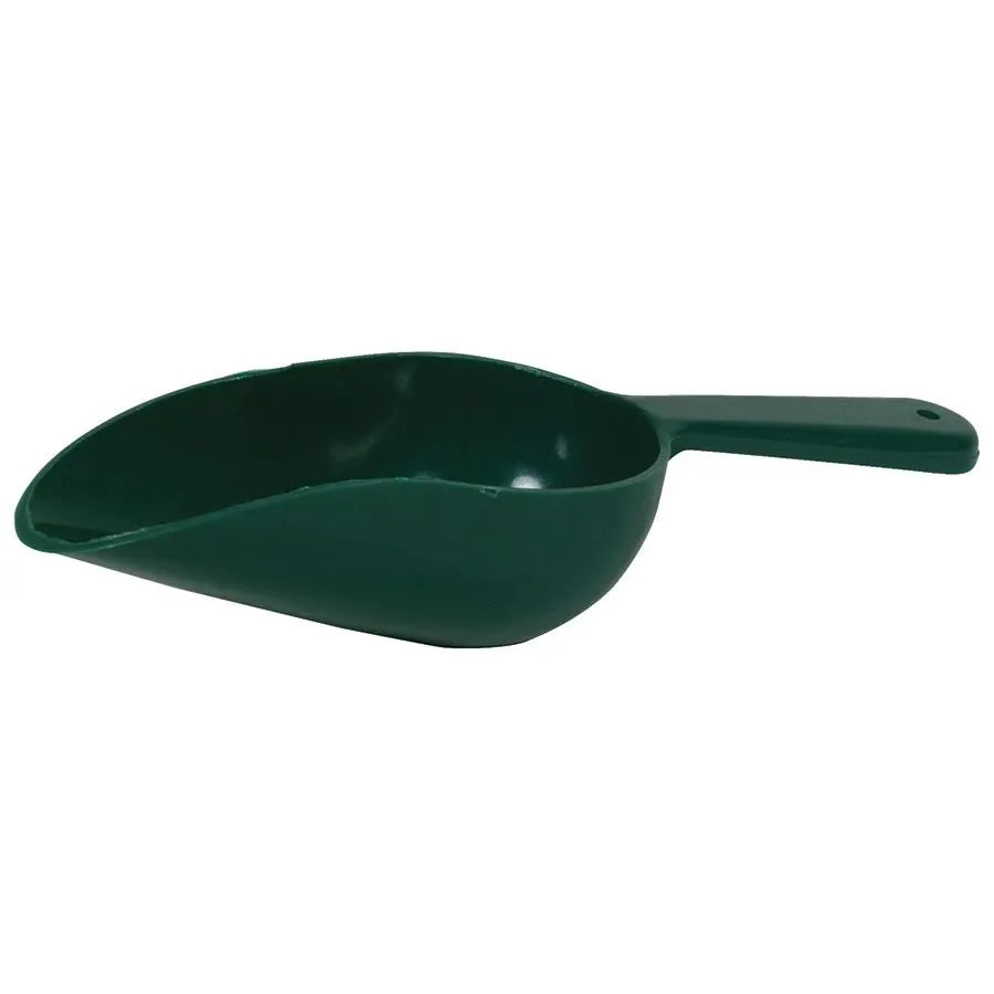 4-inch Green Plastic Scoop