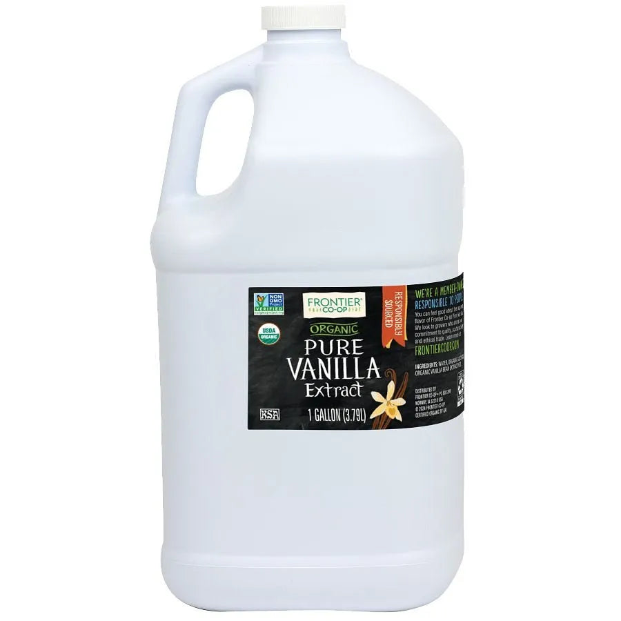 Frontier Co-op Pure Vanilla Extract, Organic 1 gallon