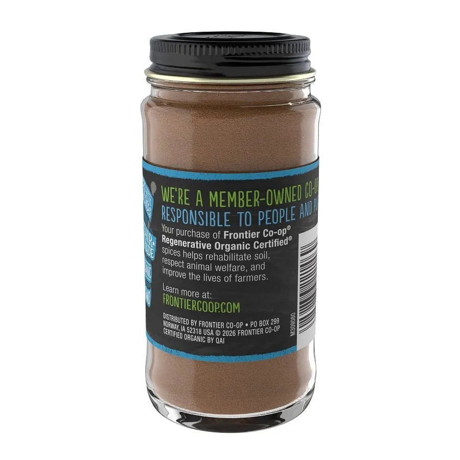 Frontier Co-op Ceylon Cinnamon, Ground, Regenerative Organic Certified® 1.41 oz.
